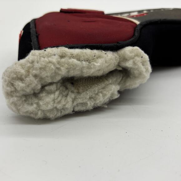 Odyssey White Hot XG Blade Putter Golf Club Headcover Black Red Fur Trim Golfing - Picture 5 of 6